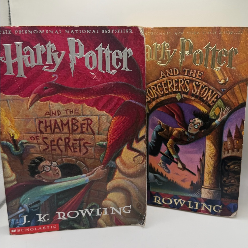 Harry Potter Paperback Book Pair